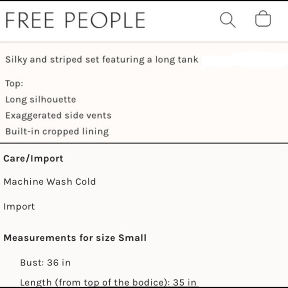 FREE PEOPLE Women's Multi-Striped SPLIT tunic ❤️❤️ - Picture 10 of 11